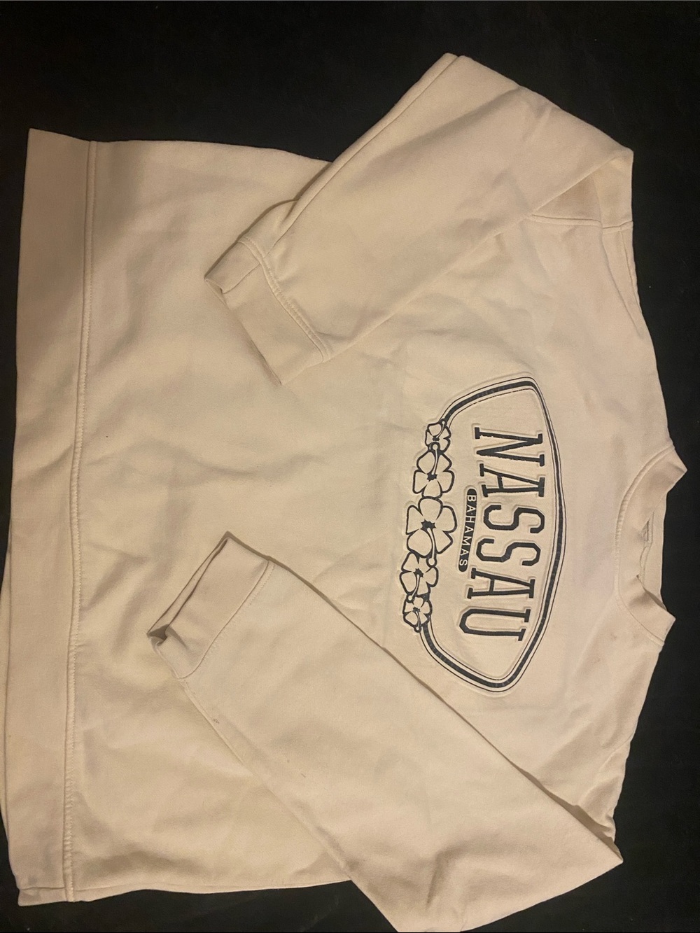Legacy Cream Nassau Graphic Crewneck Sweatshirt